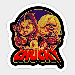 Bride of Chucky Vintage Sticker